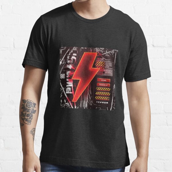 ac dc power up t shirt