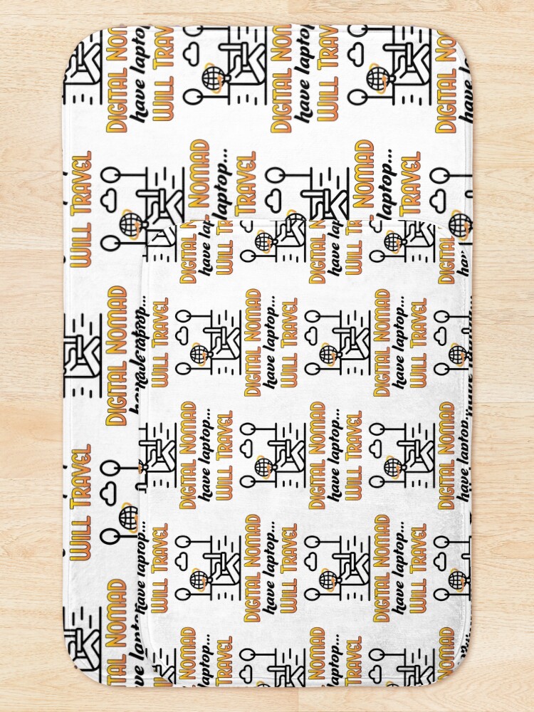 Alternate view of Digital Nomad. Bath Mat