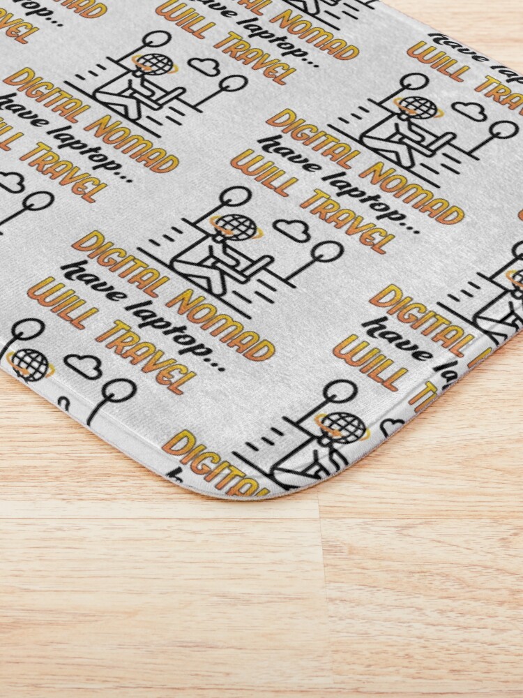 Alternate view of Digital Nomad. Bath Mat