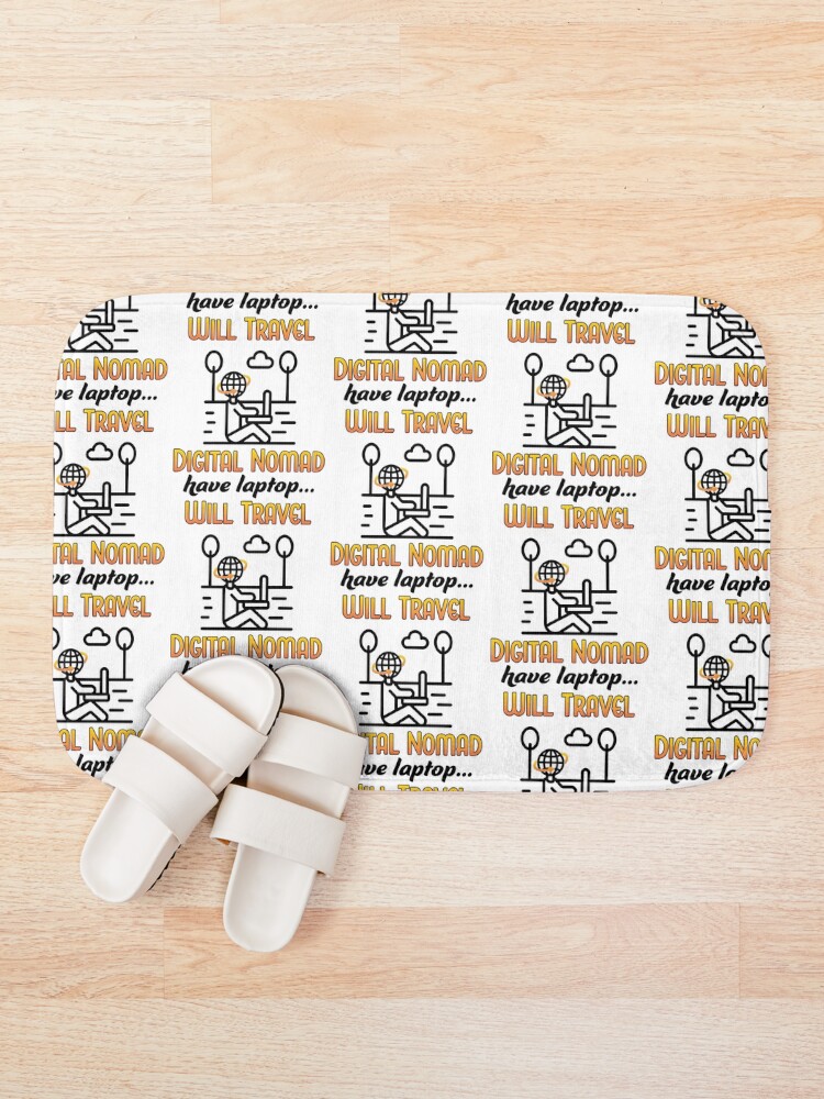 Alternate view of Digital Nomad. Bath Mat