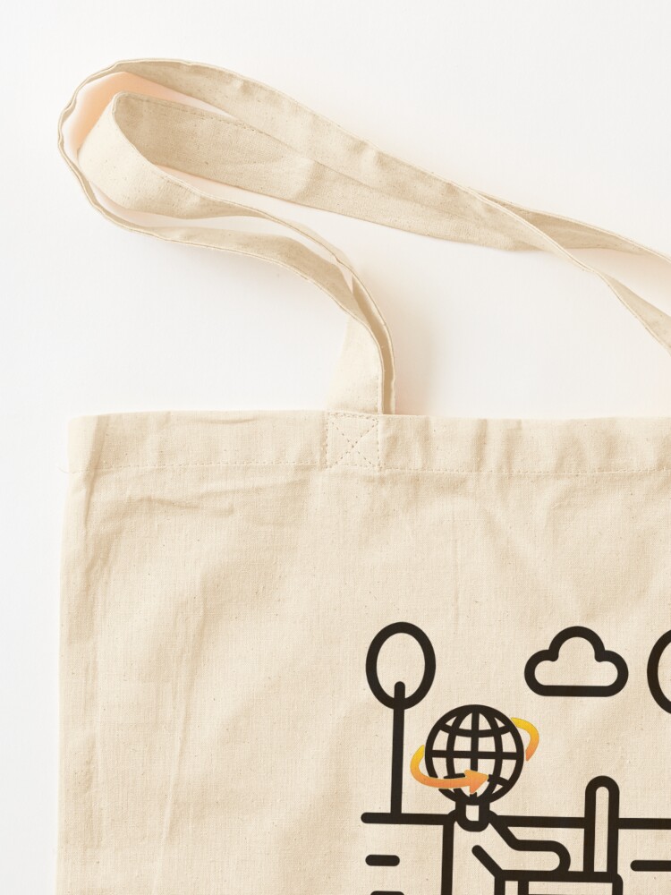 Alternate view of Digital Nomad. Tote Bag