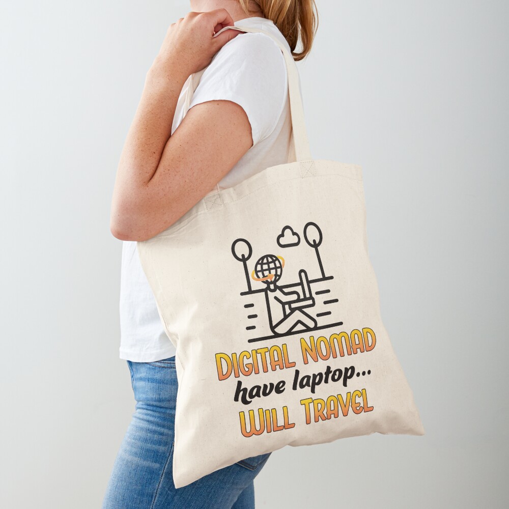 Digital Nomad. Tote Bag