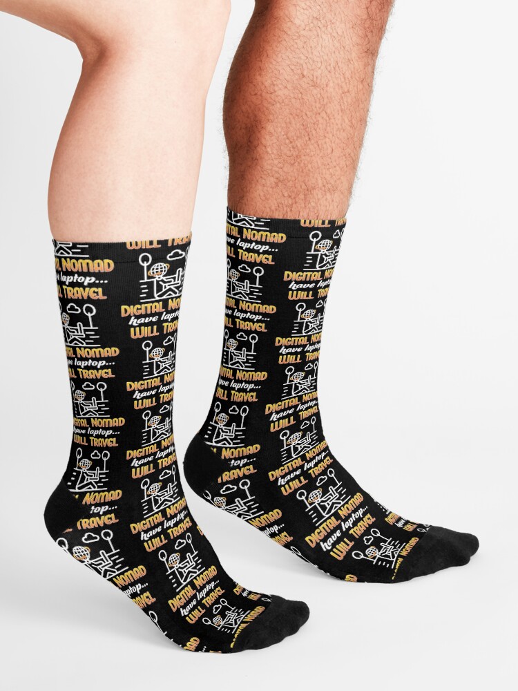 Alternate view of Digital Nomad. Socks