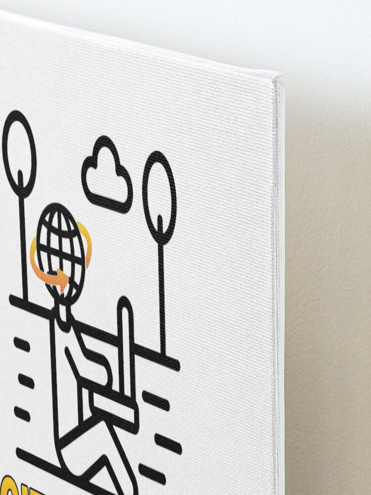 Alternate view of Digital Nomad. Mounted Print