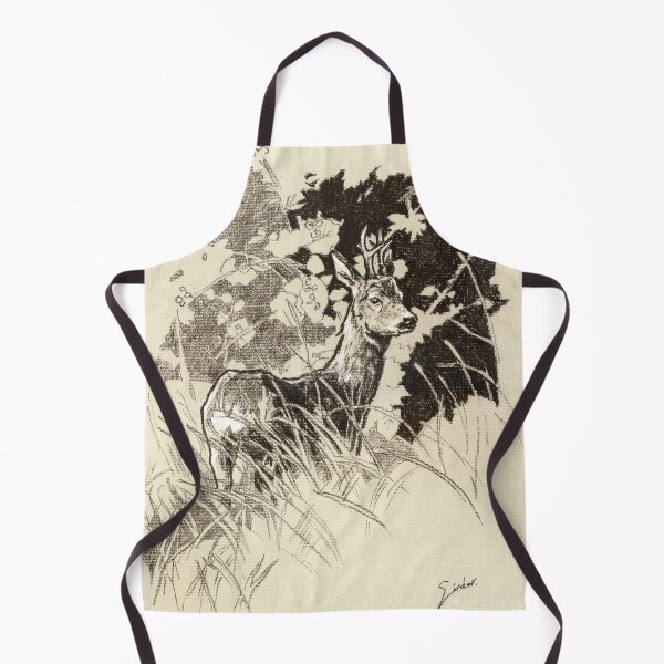 Item preview, Roebuck in the field drawing designed and sold by SakalDesign.