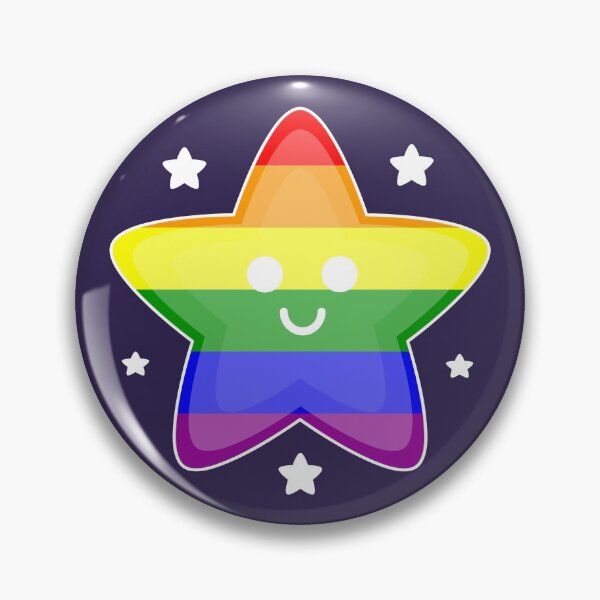 Item preview, Cute Cartoon Rainbow Flag Star designed and sold by QueerShop.