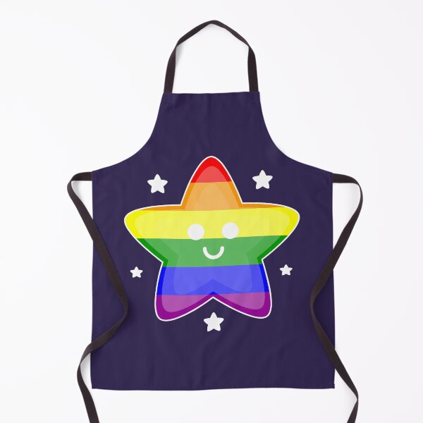 Item preview, Cute Cartoon Rainbow Flag Star designed and sold by QueerShop.