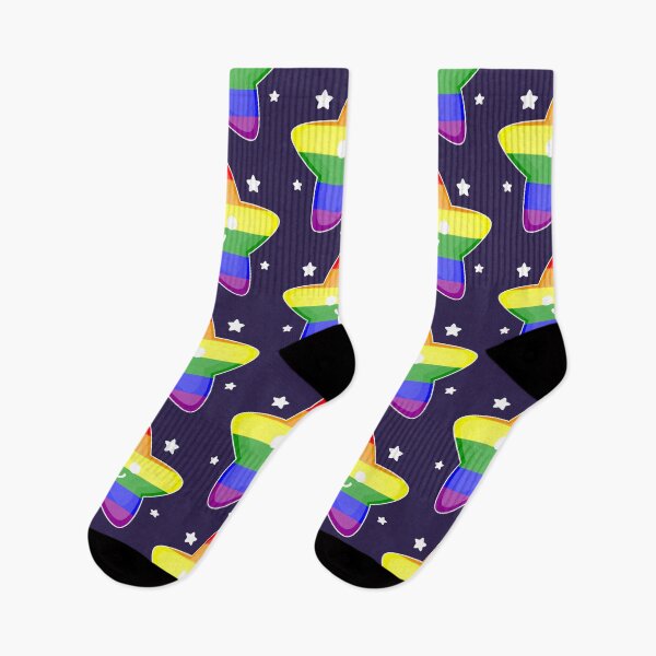 Item preview, Cute Cartoon Rainbow Flag Star designed and sold by QueerShop.