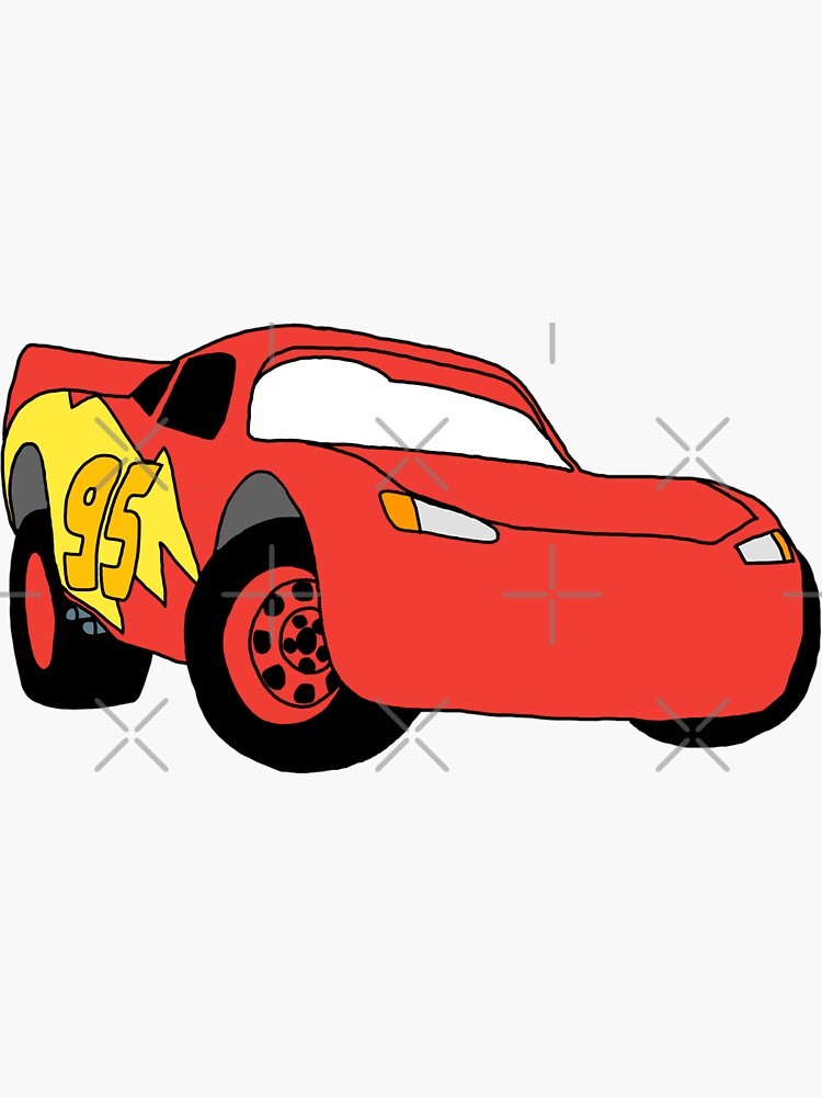 Lightning Mcqueen 95 Mater Drawing Cars Coloring Book - Mcqueen Clipart  Black And White, HD Png Download - kindpng