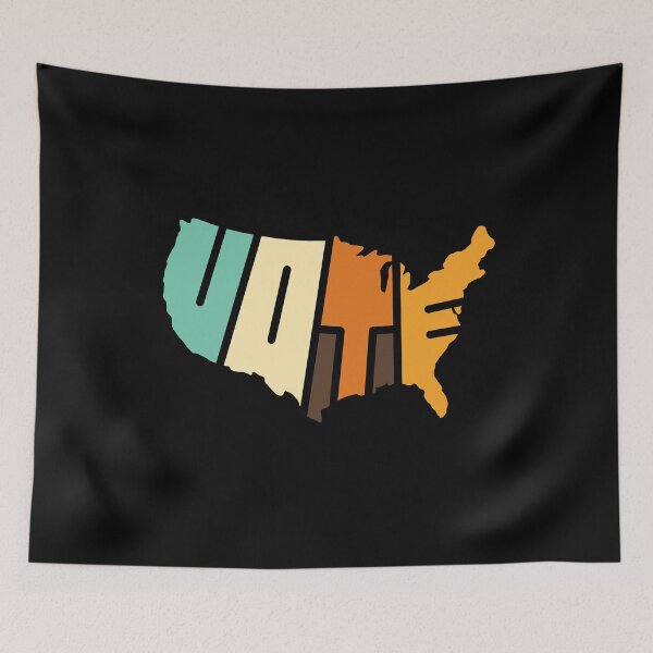 Item preview, Vintage USA Map Voter Election Day Vote Gift designed and sold by Teeleo.