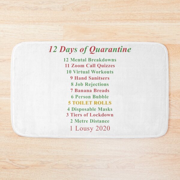 Item preview, 12 Days of Quarantine  designed and sold by ToriaScarlett.