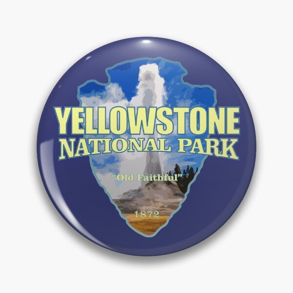 Vista previa del artículo con la obra «Parque Nacional de Yellowstone (punta de flecha)», diseñado y vendido por curranmorgan.