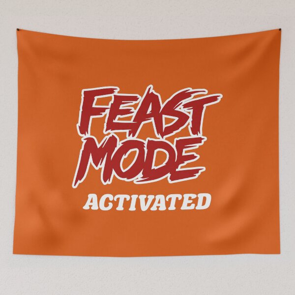Item preview, FEAST MODE ACTIVATED FUNNY THANKSGIVING DESIGN designed and sold by w1ckerman.