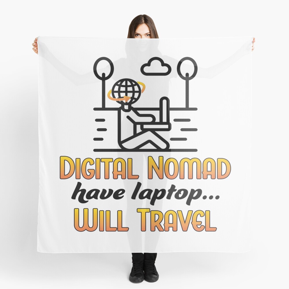 Digital Nomad. Scarf