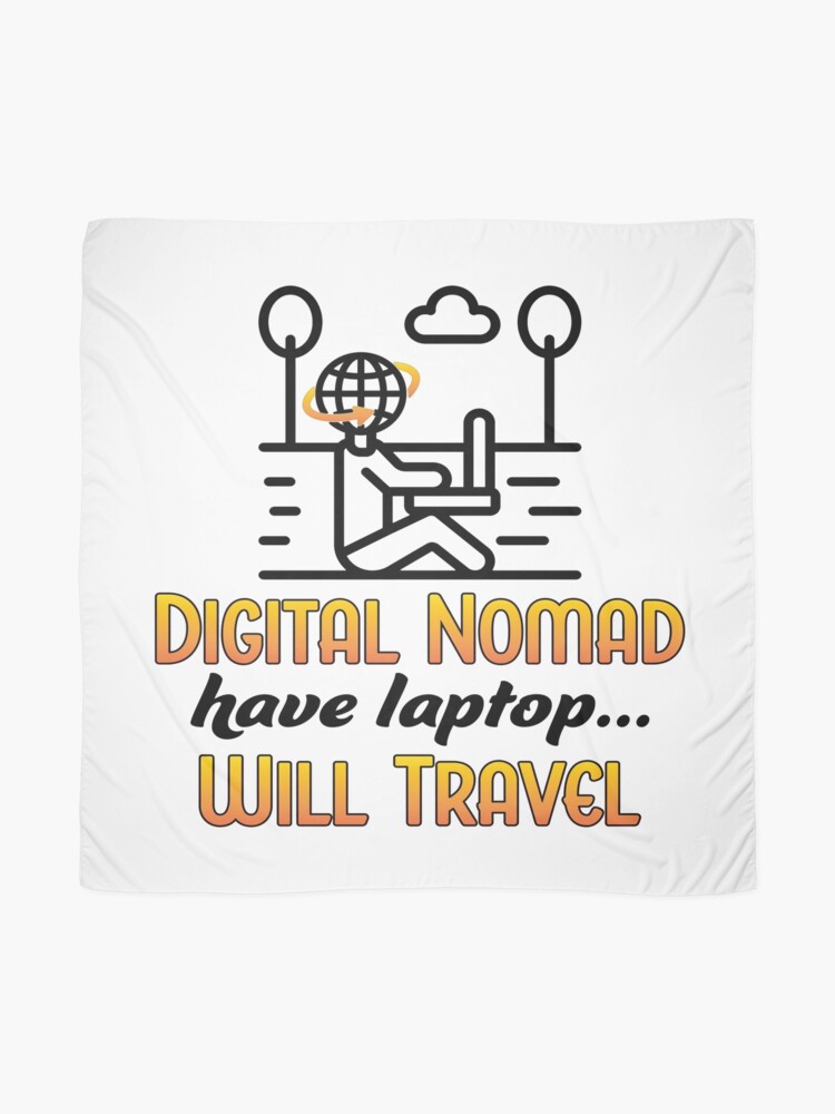 Alternate view of Digital Nomad. Scarf