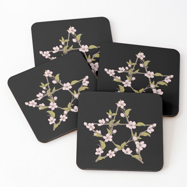 Item preview, Floral Pentagram designed and sold by witchland.