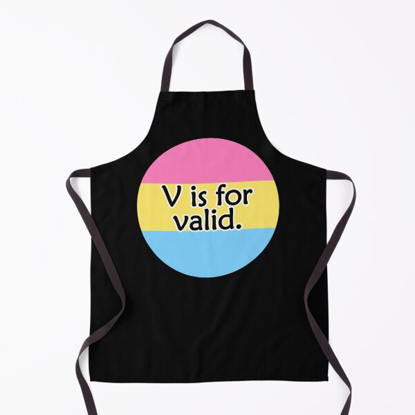 Item preview, V is for VALID (Pansexual/ Panromantic) designed and sold by QueerShop.