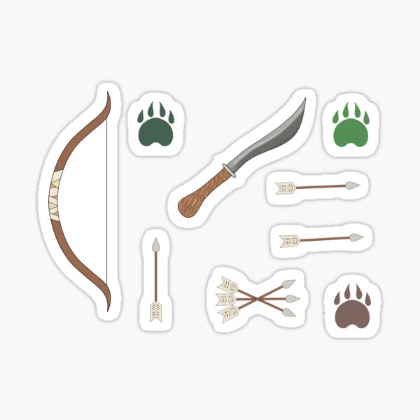 Ranger Icons Set Sticker