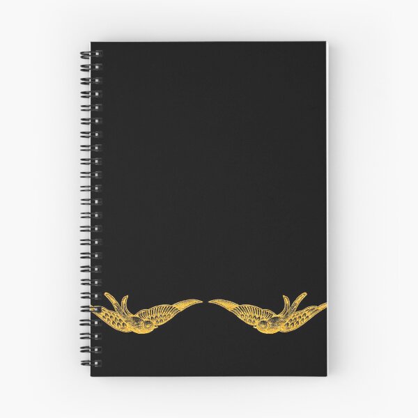 Item preview, Vintage Gold & Black Birds  designed and sold by ForFunDesigns.