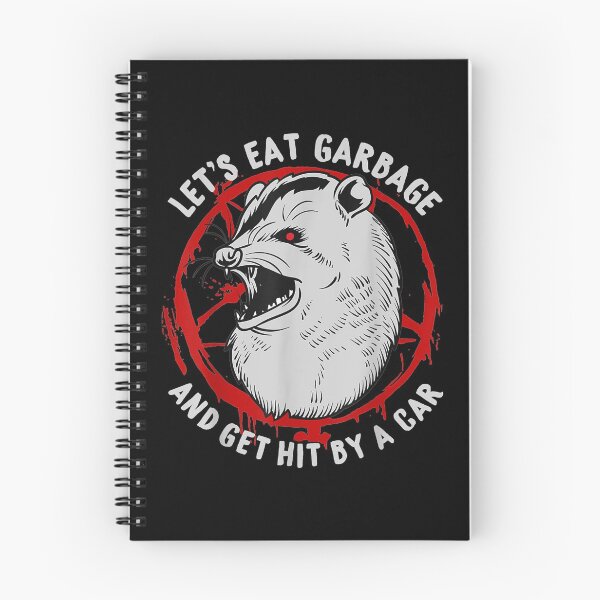 Item preview, Let's Eat Garbage and Get Hit By a Car I Satanic Possum designed and sold by JanelAmico.