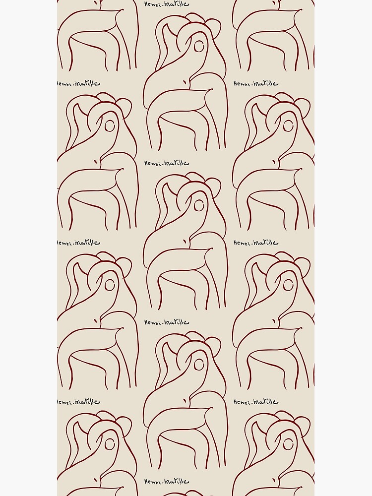 Henri Matisse - The Entwined Lovers 1948 Artwork Reproduction by clothorama