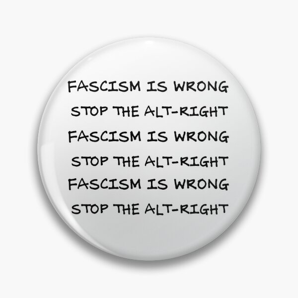 Item preview, Fascism is wrong, stop the alt-right designed and sold by quinnhopp.