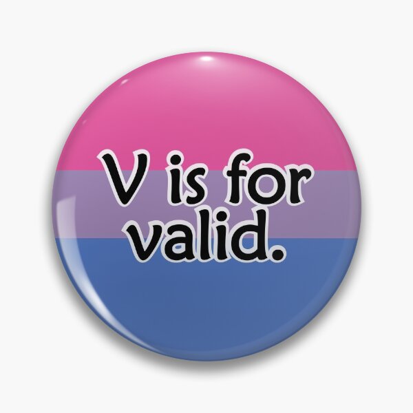 Item preview, Copy of V is for VALID (Bisexual/Biromantic) designed and sold by QueerShop.