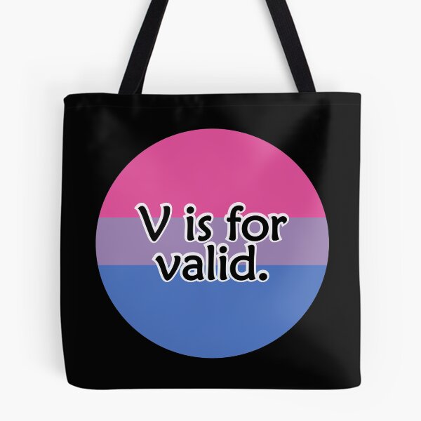 Item preview, Copy of V is for VALID (Bisexual/Biromantic) designed and sold by QueerShop.