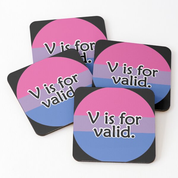 Item preview, Copy of V is for VALID (Bisexual/Biromantic) designed and sold by QueerShop.