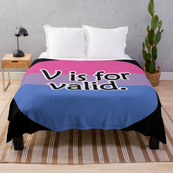 Item preview, Copy of V is for VALID (Bisexual/Biromantic) designed and sold by QueerShop.