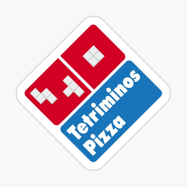 Item preview, Tetriminos Pizza designed and sold by byway.