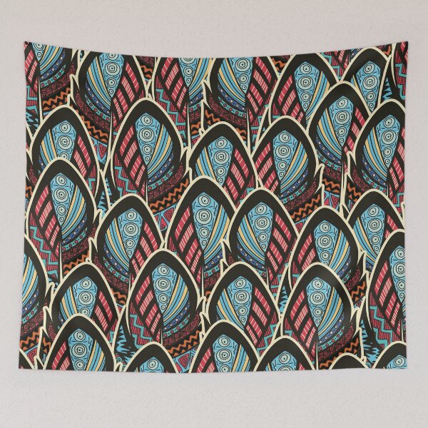 Item preview, Tribal Boho Indian Feathers designed and sold by Vector Scout Lab.
