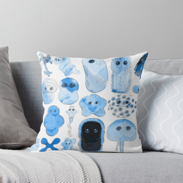 Item preview, Blue Rainbow microbes designed and sold by HeckaDoodleDo.