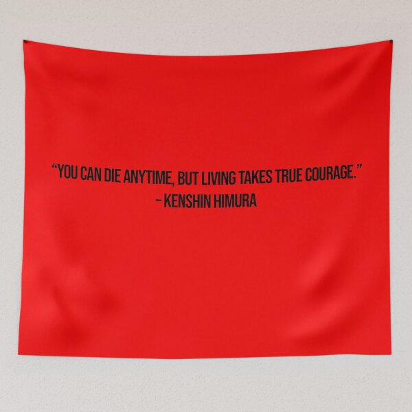 Item preview, Kenshin Himura - Quote designed and sold by Epicanimequotes.