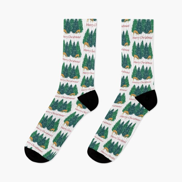 Item preview, Merry Christmas Trees and Deer designed and sold by judgeart.