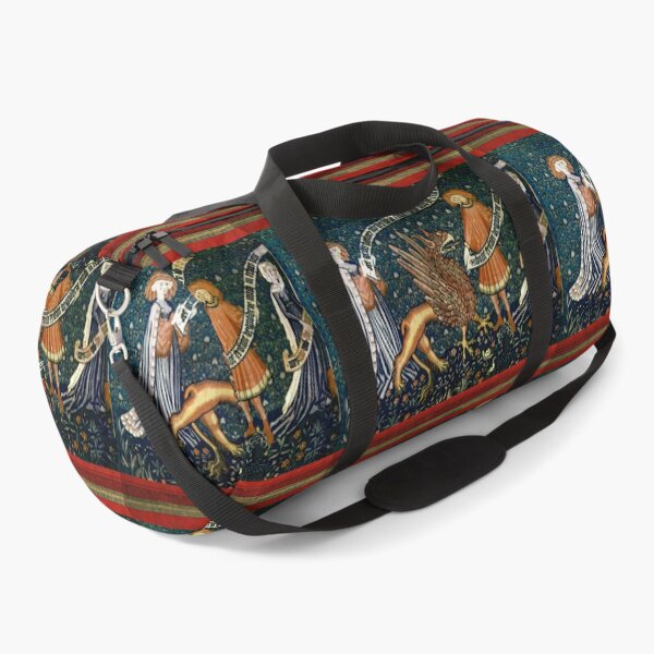 Item preview, ANTIQUE LOVE TAPESTRY WITH GRIFFIN Medieval Bestiary designed and sold by BulganLumini.