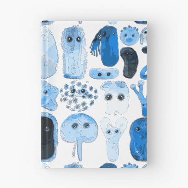 Item preview, Blue Rainbow microbes designed and sold by HeckaDoodleDo.