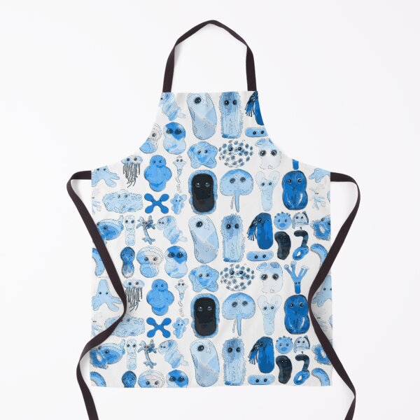 Item preview, Blue Rainbow microbes designed and sold by HeckaDoodleDo.