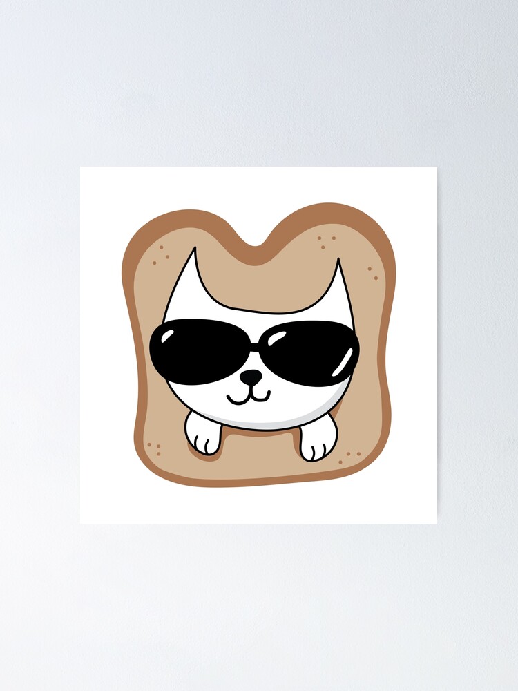 cute cat bread