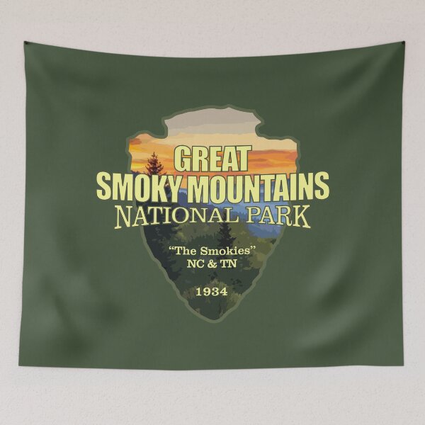 Item preview, Great Smoky Mountains National Park (arrowhead) designed and sold by curranmorgan.