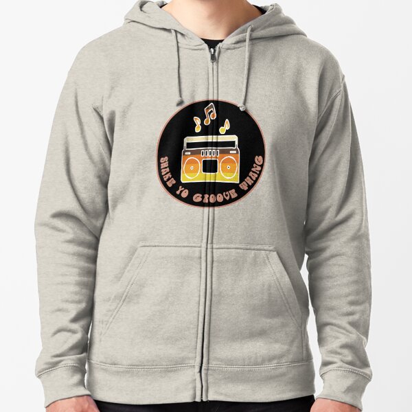 Retro radio Zipped Hoodie