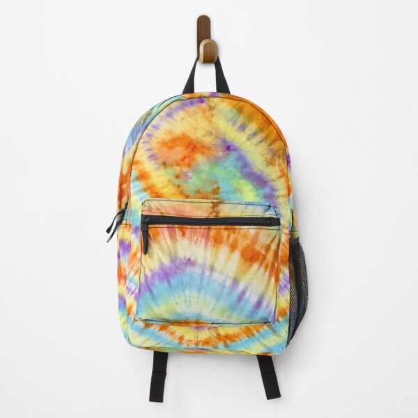 Item preview, Orange, Purple, Blue and Yellow Double Spiral Tie Dye Design designed and sold by Andrew Morrell.