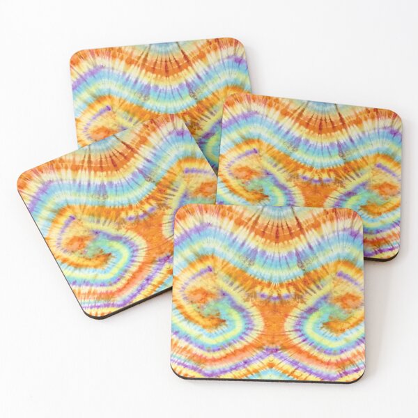 Item preview, Orange, Purple, Blue and Yellow Double Spiral Tie Dye Design designed and sold by Andrew Morrell.