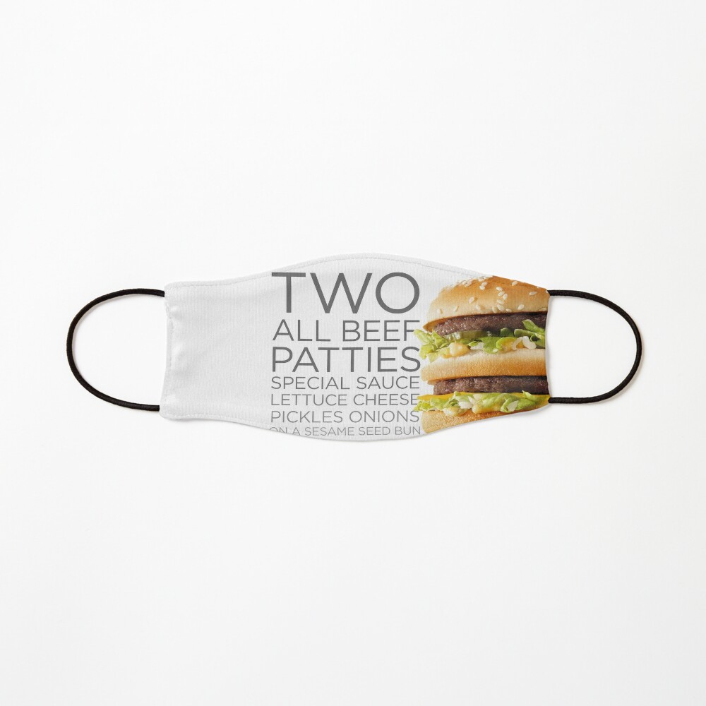 BIG MAC - Two All Beef Patties Special Sauce Lettuce Cheese Pickles Onions  on a Sesame Seed Bun  Poster for Sale by Meltissa