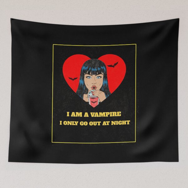 Item preview, I am a vampire I only go out at night designed and sold by MANIFESTQWEEN.