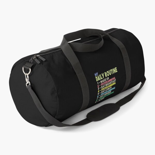 Item preview, My Daily Routine, Programming, Funny Cool Developer Daily Routine designed and sold by awesomedraw.