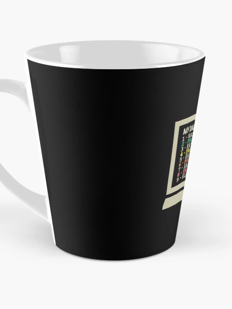 Thumbnail 3 of 4, Coffee Mug, My Daily Routine, Programming, Funny Cool Developer Daily Routine designed and sold by awesomedraw.