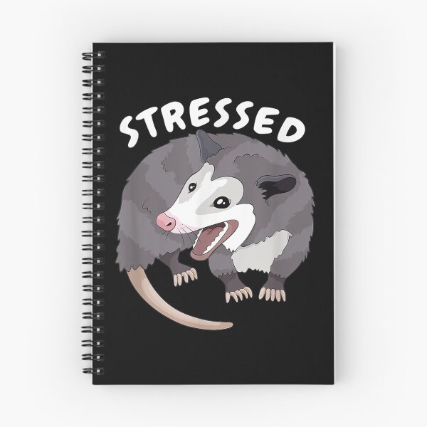 Item preview, Funny Stressed Possum Trash Opossum Introvert Meme designed and sold by JanelAmico.