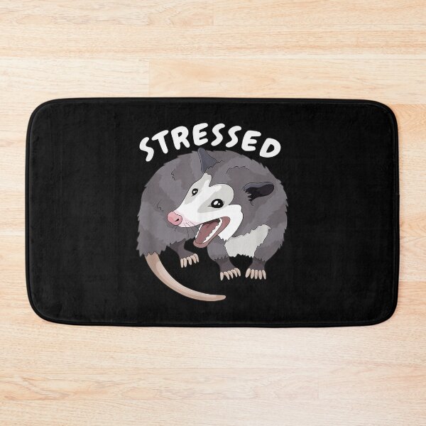 Item preview, Funny Stressed Possum Trash Opossum Introvert Meme designed and sold by JanelAmico.