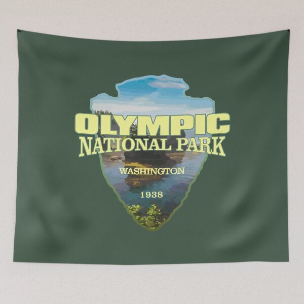 Item preview, Olympic National Park (arrowhead) designed and sold by curranmorgan.